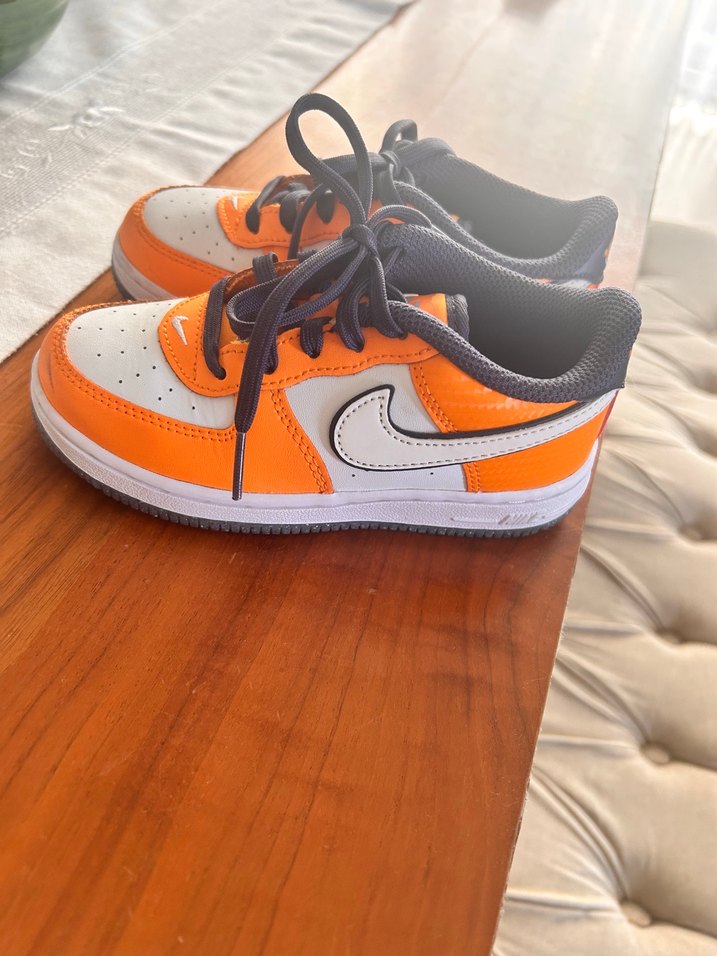 Nıke Turuncu mürdüm Bağcıklı Erkek Çocuk Spor Ayakkabı - Görsel 5