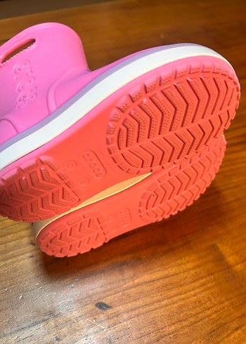 Crocs Kız Çocuk Pembe Lastik Bot - Görsel 8