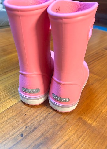 Crocs Kız Çocuk Pembe Lastik Bot - Görsel 5