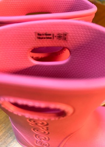 Crocs Kız Çocuk Pembe Lastik Bot - Görsel 3