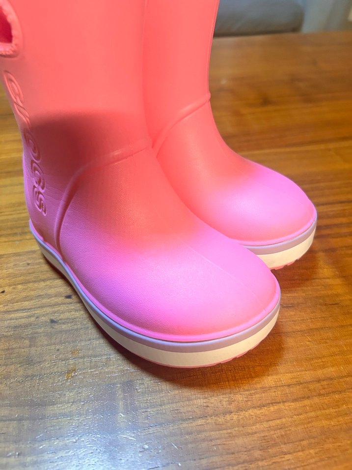 Crocs Kız Çocuk Pembe Lastik Bot - Görsel 4