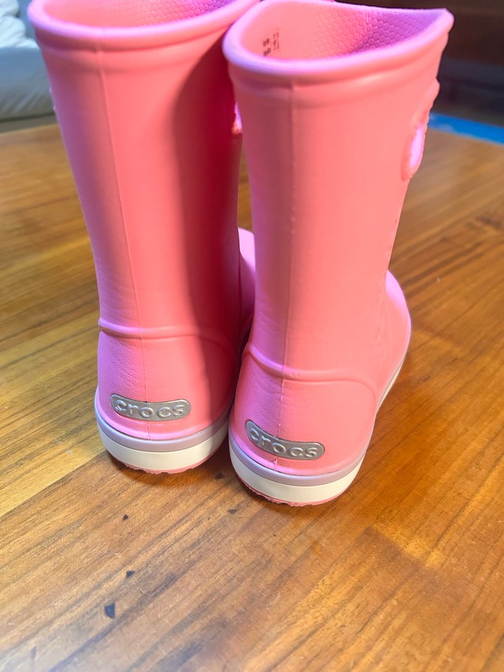 Crocs Kız Çocuk Pembe Lastik Bot - Görsel 5