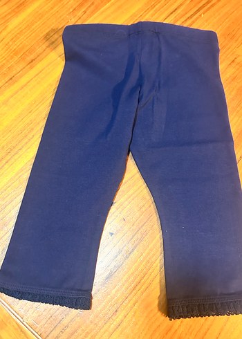 Kız Çocuk Lacivert yarım  Dar Kesim Tayt - Görsel 4