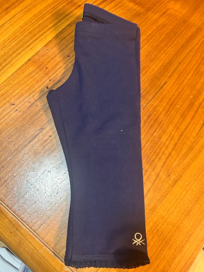 Kız Çocuk Lacivert yarım  Dar Kesim Tayt - Görsel 2