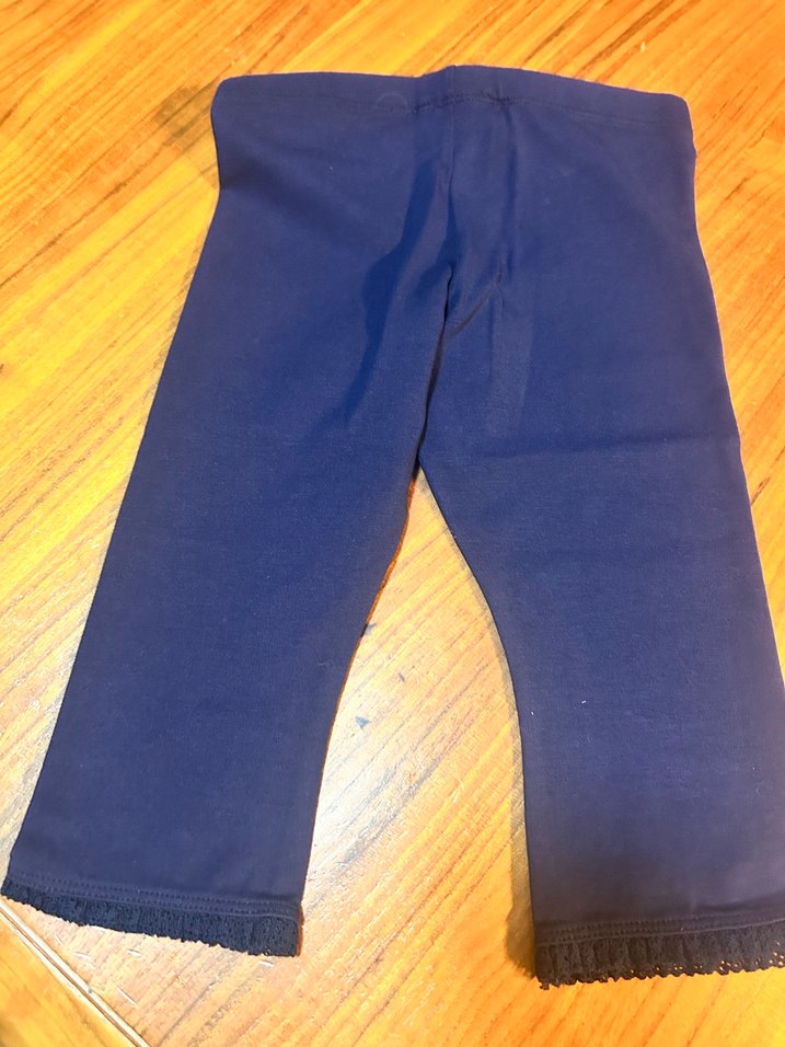 Kız Çocuk Lacivert yarım  Dar Kesim Tayt - Görsel 4