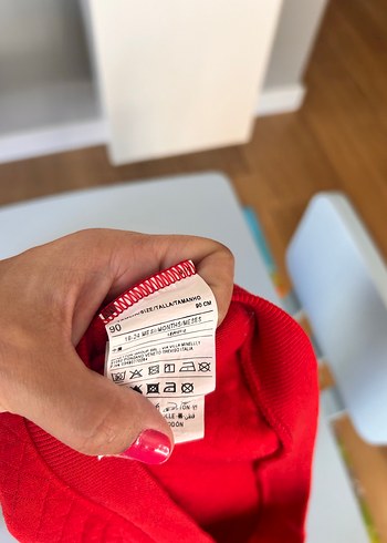 Benetton Erkek Çocuk Kırmızı Sweatshirt - Görsel 5