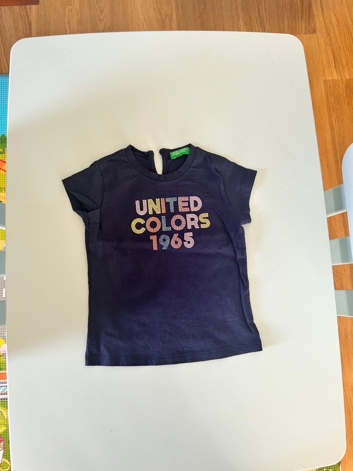 Benetton Renkli Kız Çocuk Tişörtü - Görsel 3
