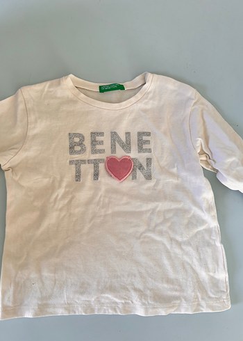 Kız Çocuk Beyaz Uzun Kollu Pamuklu Tişört - Görsel 3