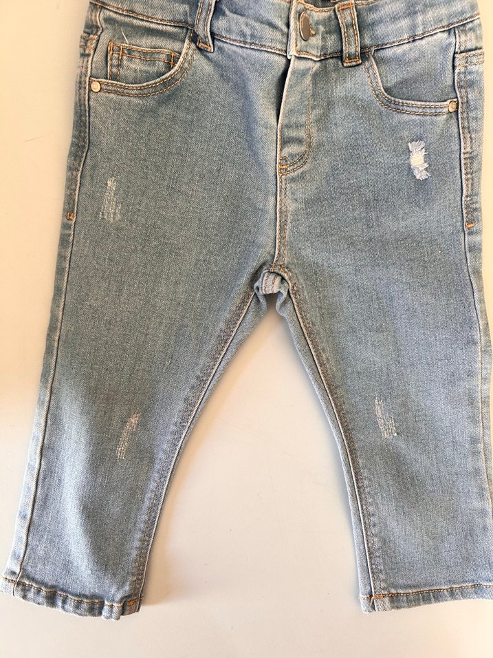 Kız  Çocuk Denim Pantolon - Regular Fit - Görsel 3