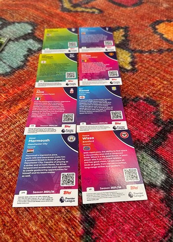 Çeşitli Futbolcu Kartları - Görsel 2