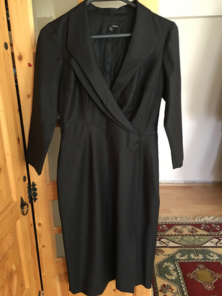 İpekyol Siyah 36 Beden Kalem Elbise
