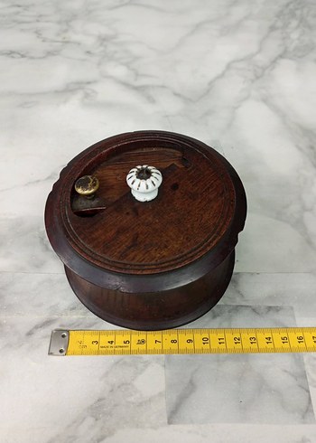 Antika Koleksiyonluk El Yapımı Nadir Osmanlı Kahve Kutusu - Görsel 6