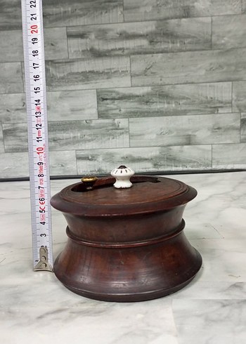 Antika Koleksiyonluk El Yapımı Nadir Osmanlı Kahve Kutusu - Görsel 7