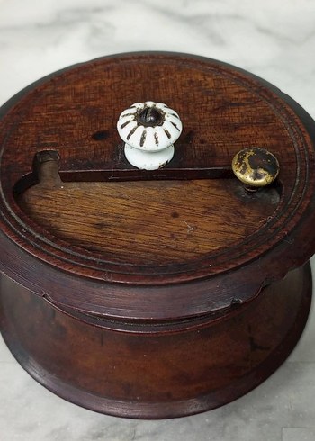 Antika Koleksiyonluk El Yapımı Nadir Osmanlı Kahve Kutusu - Görsel 2