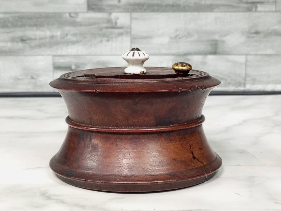 Antika Koleksiyonluk El Yapımı Nadir Osmanlı Kahve Kutusu - Görsel 5