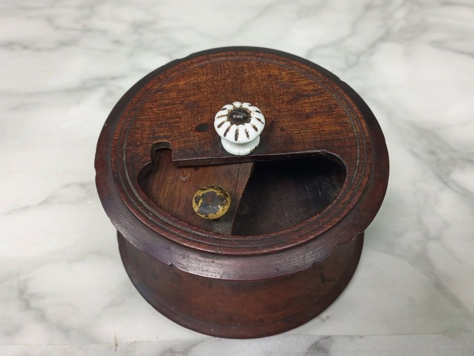Antika Koleksiyonluk El Yapımı Nadir Osmanlı Kahve Kutusu - Görsel 3