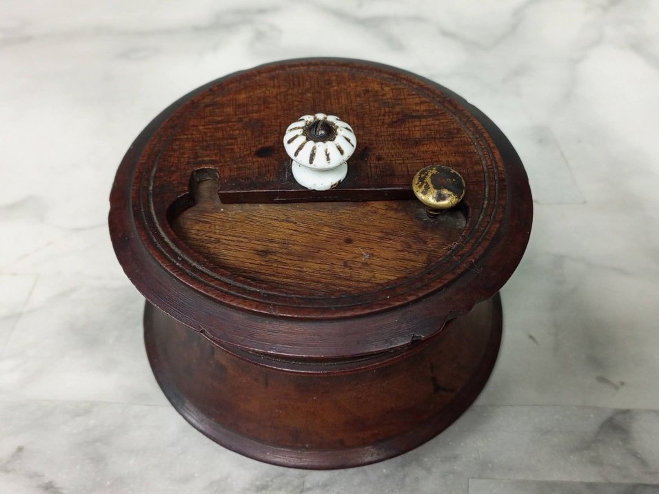 Antika Koleksiyonluk El Yapımı Nadir Osmanlı Kahve Kutusu - Görsel 2