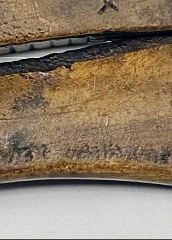 Nadir Antika Osmanlı Dönemi Bronz Şeker Kesme Makası - Görsel 5