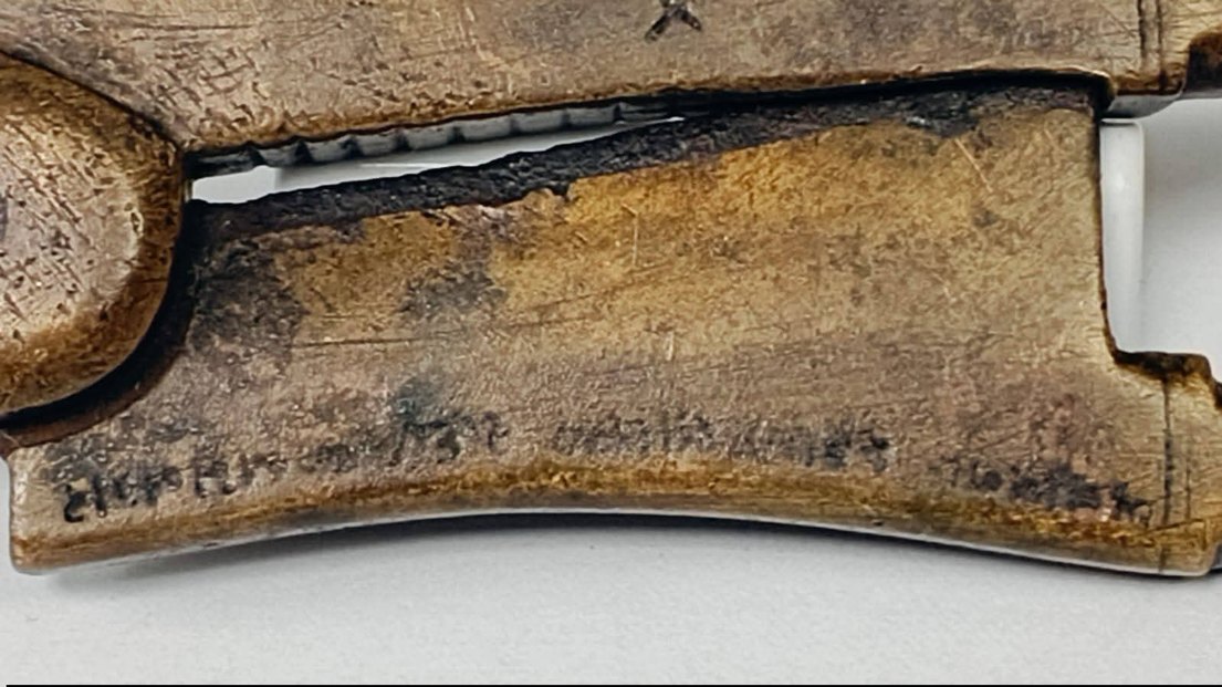 Nadir Antika Osmanlı Dönemi Bronz Şeker Kesme Makası - Görsel 5