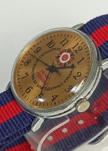 Koleksiyonluk Rus Kol Saati II. Dünya Savaşı Zaferinin 50. Yılı - Görsel 3