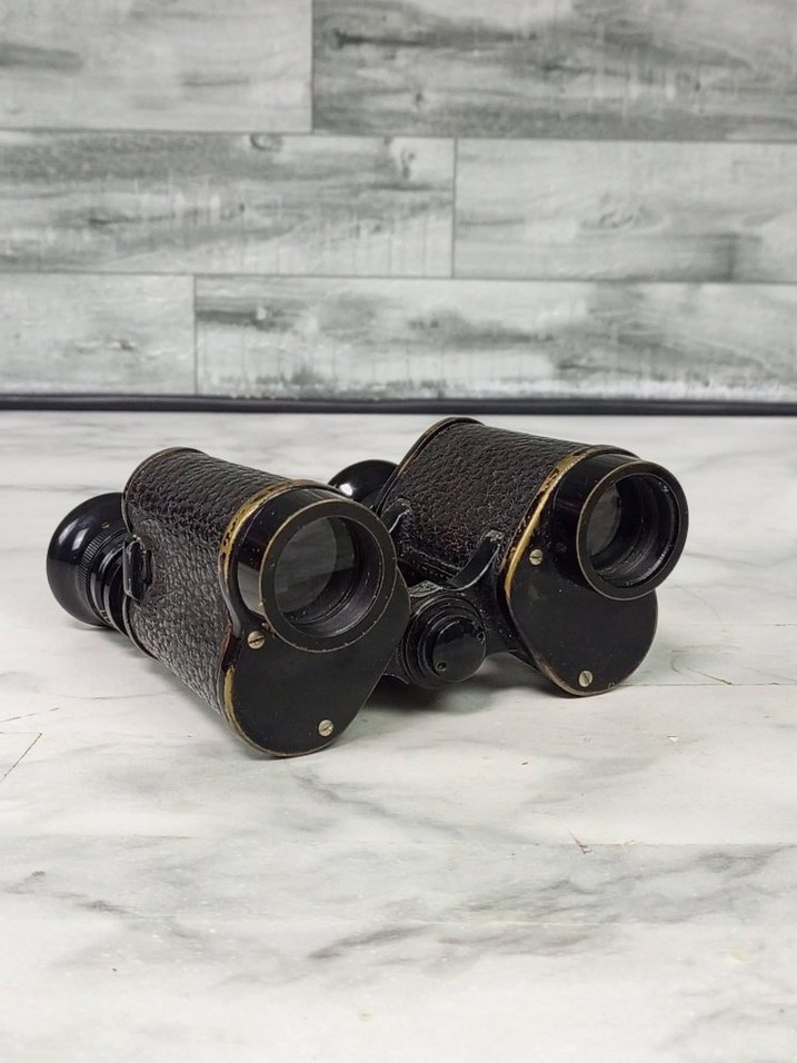 1900'ler Başları Antika Alman Dürbün - Görsel 5