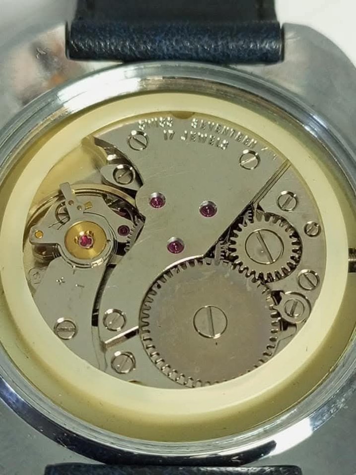 Koleksiyonluk Jupiter Super De Luxe 17 Jewels Kurmalı Kol Saati - Görsel 5