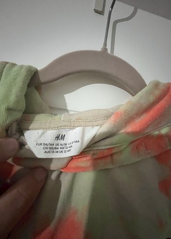 Erkek çocuk Çok Renkli Oversize Kapüşonlu Sweatshirt - Görsel 4