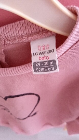 24-36 Ay Beden pembe Renk Lcw kız çocuk bluz tertemiz