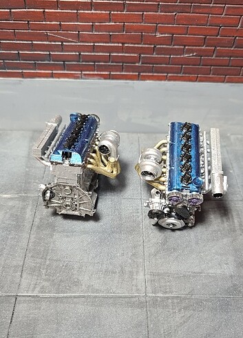 Beden Renk 1/18 Ölçek 2JZ GTE Motor Maket (1adet)