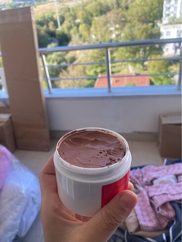  Beden Kırmızı kil maskesi