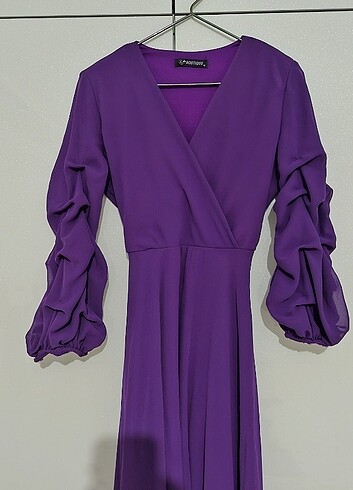 Mor elbise - Görsel 7
