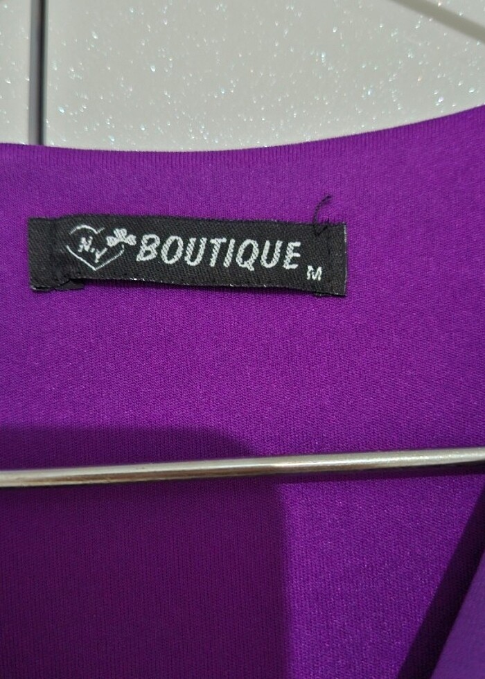 Mor elbise - Görsel 3