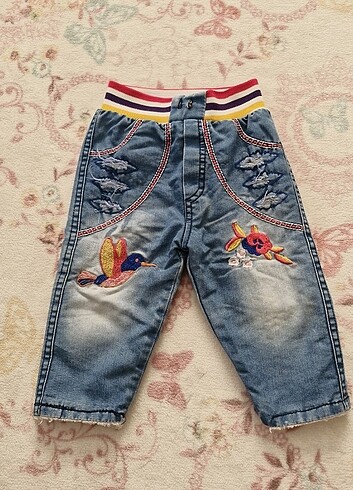 12-18 Ay Beden çeşitli Renk Kız cocuk pantolon