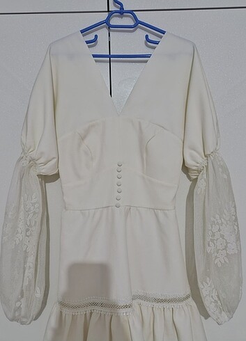 Beyaz elbise - Görsel 5