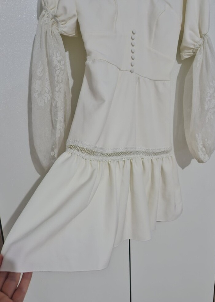 Beyaz elbise - Görsel 2