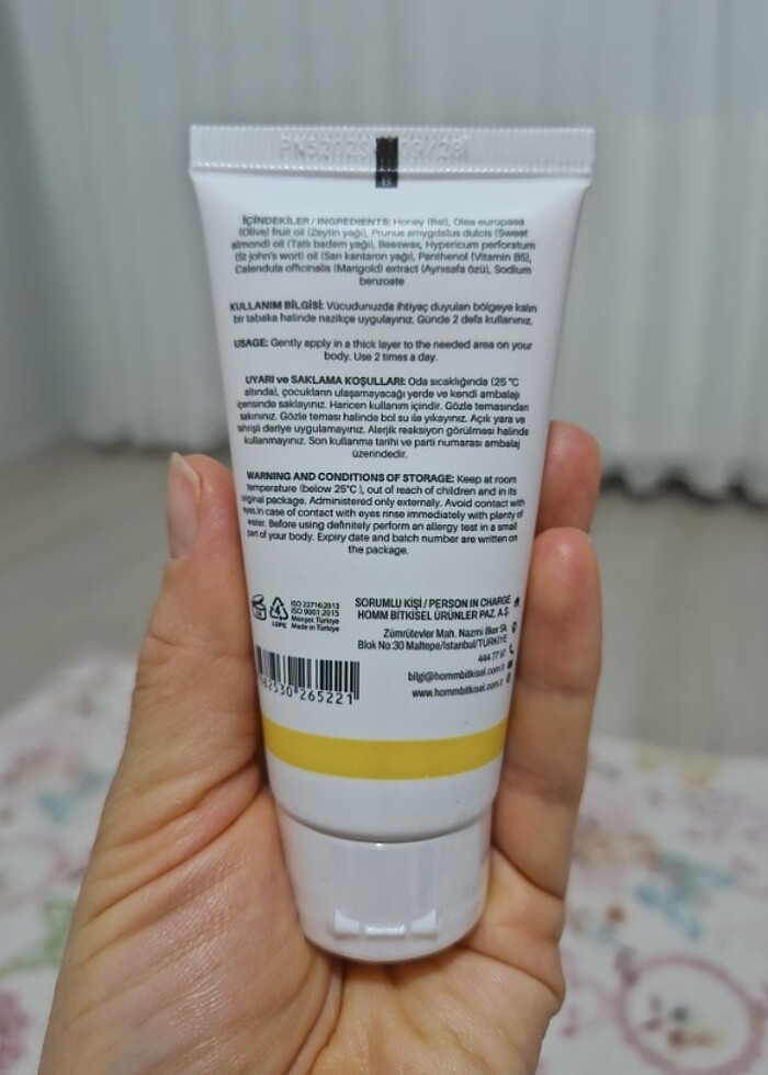 Homm vucut kremi - Görsel 3