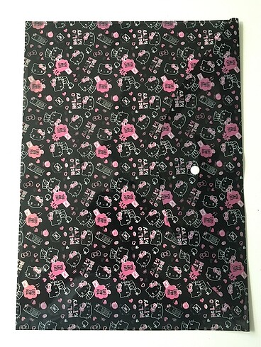  Hello Kitty lisanslı çıtçıtlı dosya