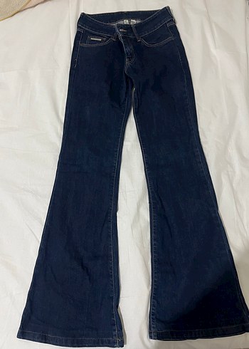 Lacivert Kadın Denim Pantolon