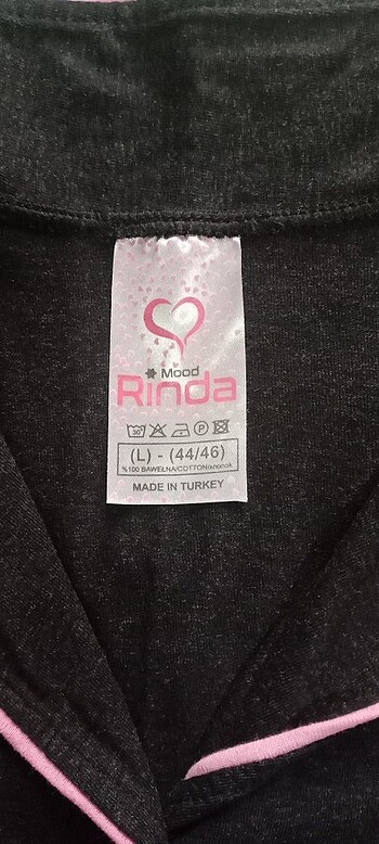 l Beden gri Renk Pamuklu pijama takimi
