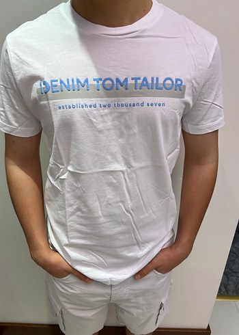 Tom Tailor Beyaz Baskılı Erkek Tişört - Görsel 3