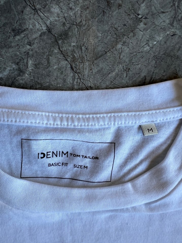 Tom Tailor Beyaz Baskılı Erkek Tişört - Görsel 5