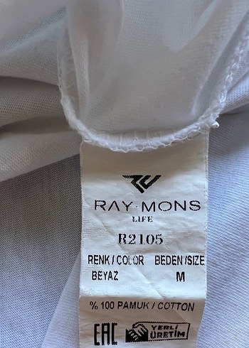 Beyaz Baskılı Erkek Tişört - Görsel 4