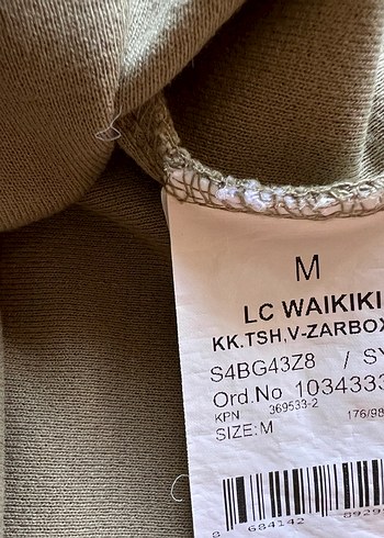 m Beden LCW Erkek Gri Kısa Kollu Salaş Tişört