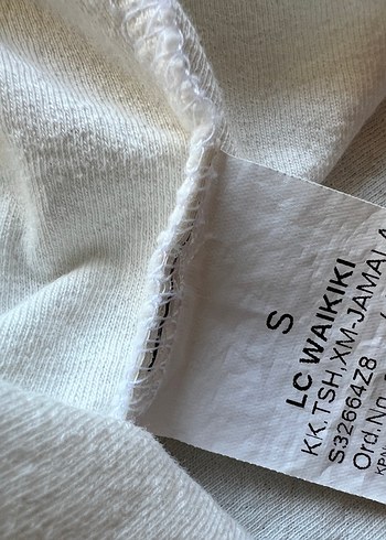 LC Waikiki LCW Beyaz Baskılı Pamuklu Erkek Tişört
