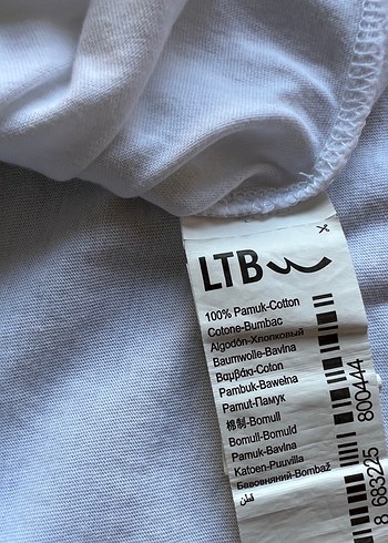 LTB LTB Beyaz Baskılı Erkek Tişört