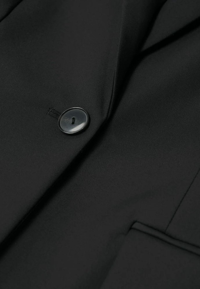 MANGO Siyah Kadın Ofis Blazeri - Regular Fit - Görsel 3