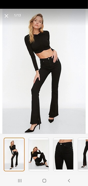 Trendyol Milla jean siyah