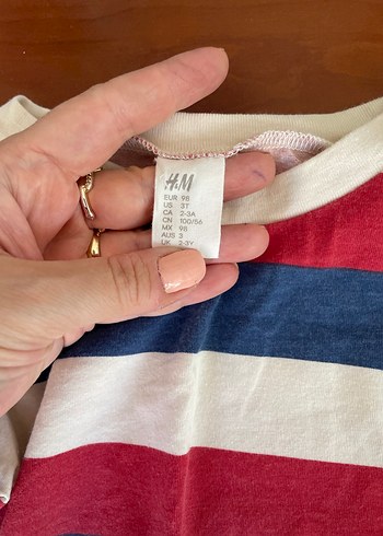 H&M Gri Erkek Çocuk Uzun Kollu Baskılı Tişört