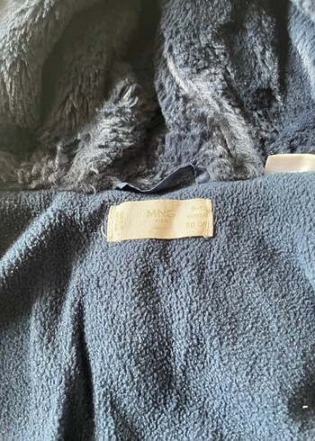 Kürklü Kapüşonlu Çocuk Lacivert Mont - Görsel 3