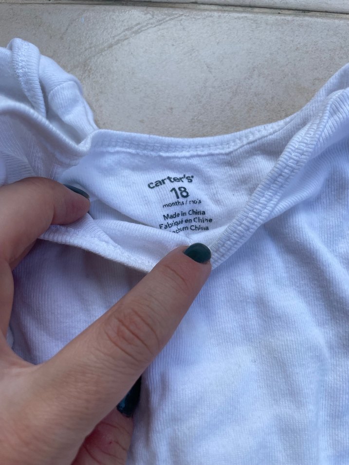 Uzun Kollu Beyaz Pamuklu Bebek Body - Görsel 3